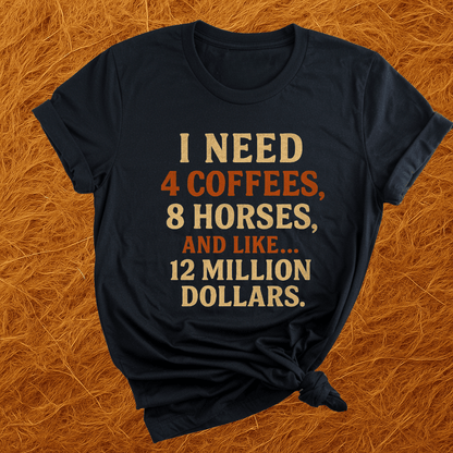 Coffee And Horses T-Shirt