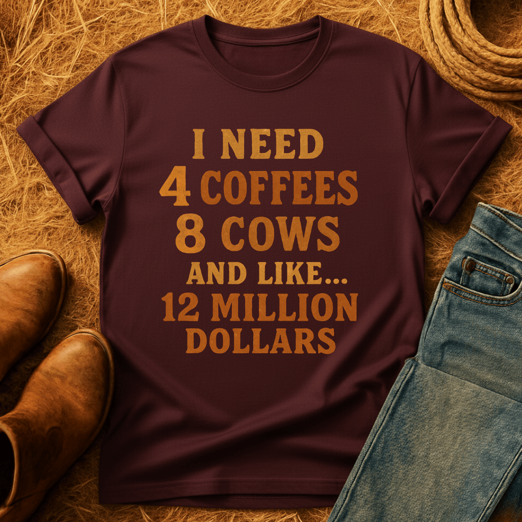 Coffee And Cows T-Shirt