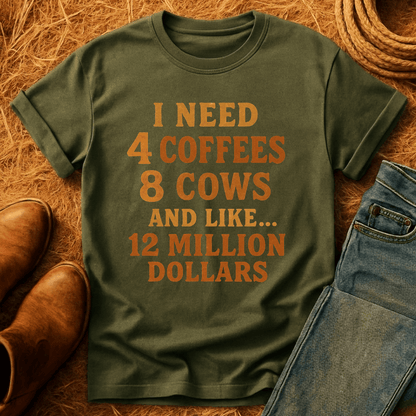 Coffee And Cows T-Shirt