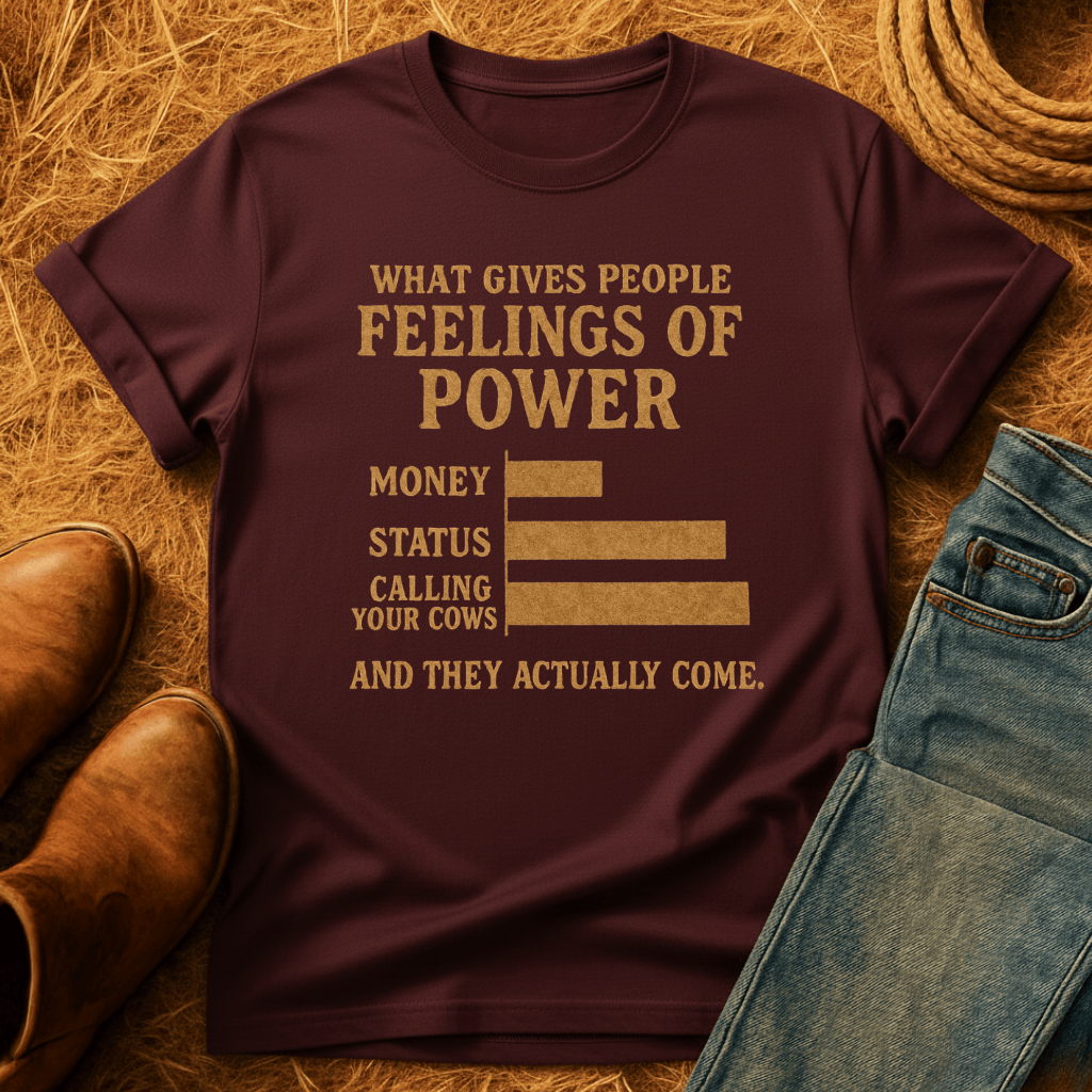 Power Of Calling Cows T-Shirt