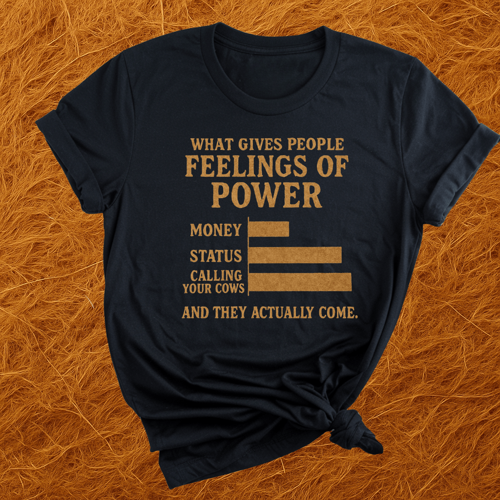 Power Of Calling Cows T-Shirt