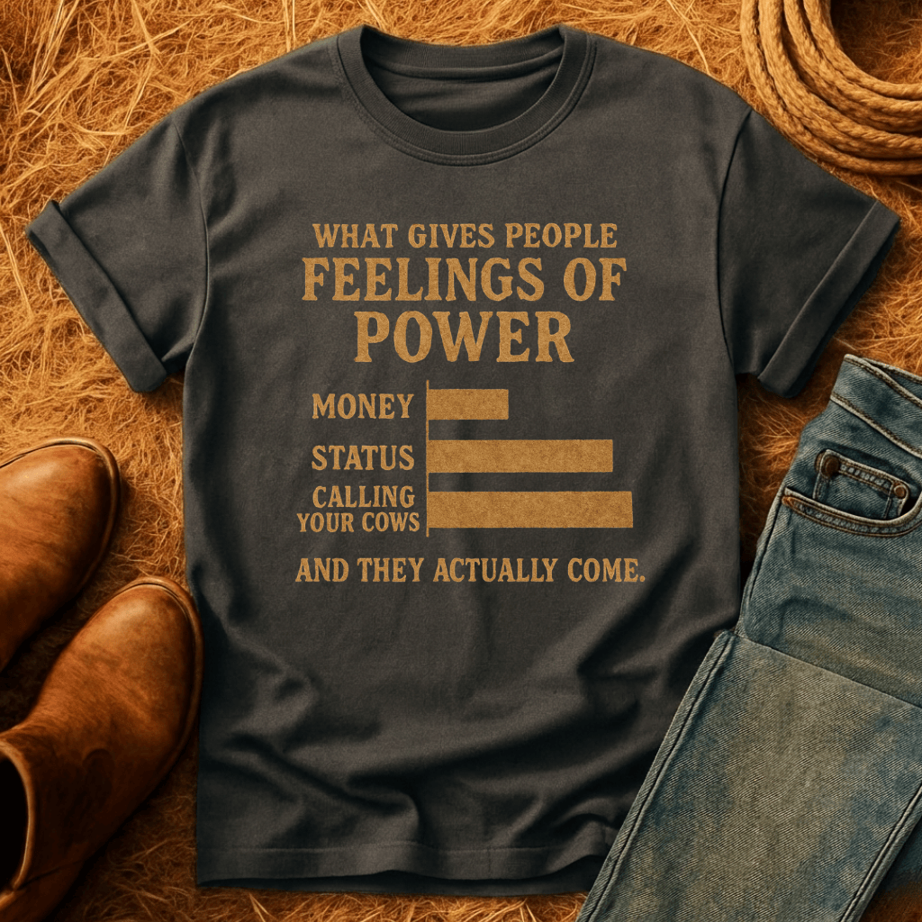 Power Of Calling Cows T-Shirt