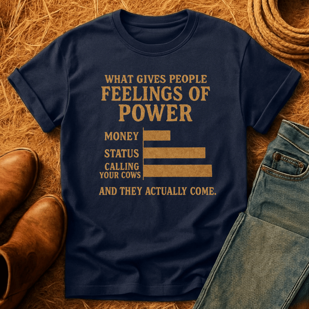 Power Of Calling Cows T-Shirt