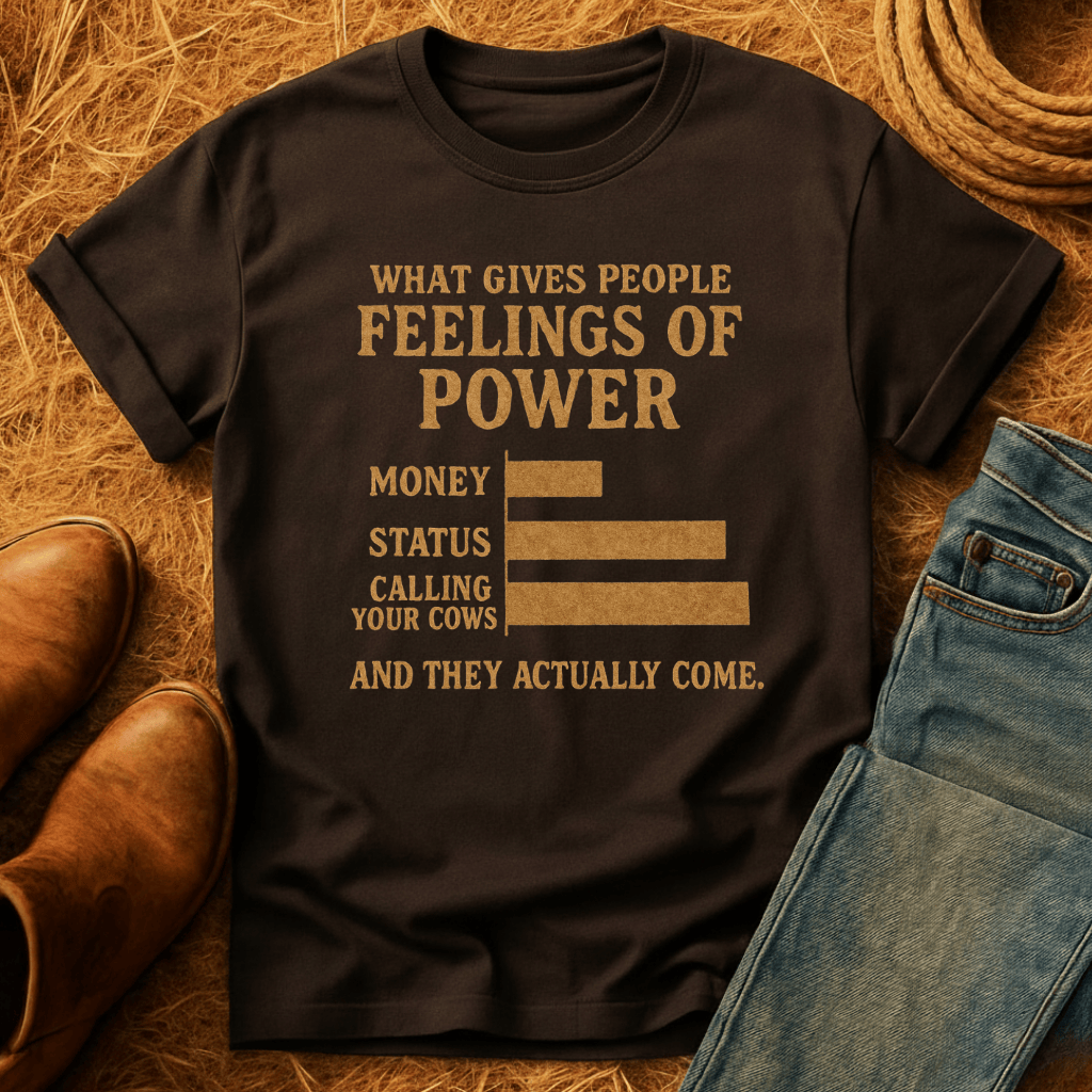 Power Of Calling Cows T-Shirt