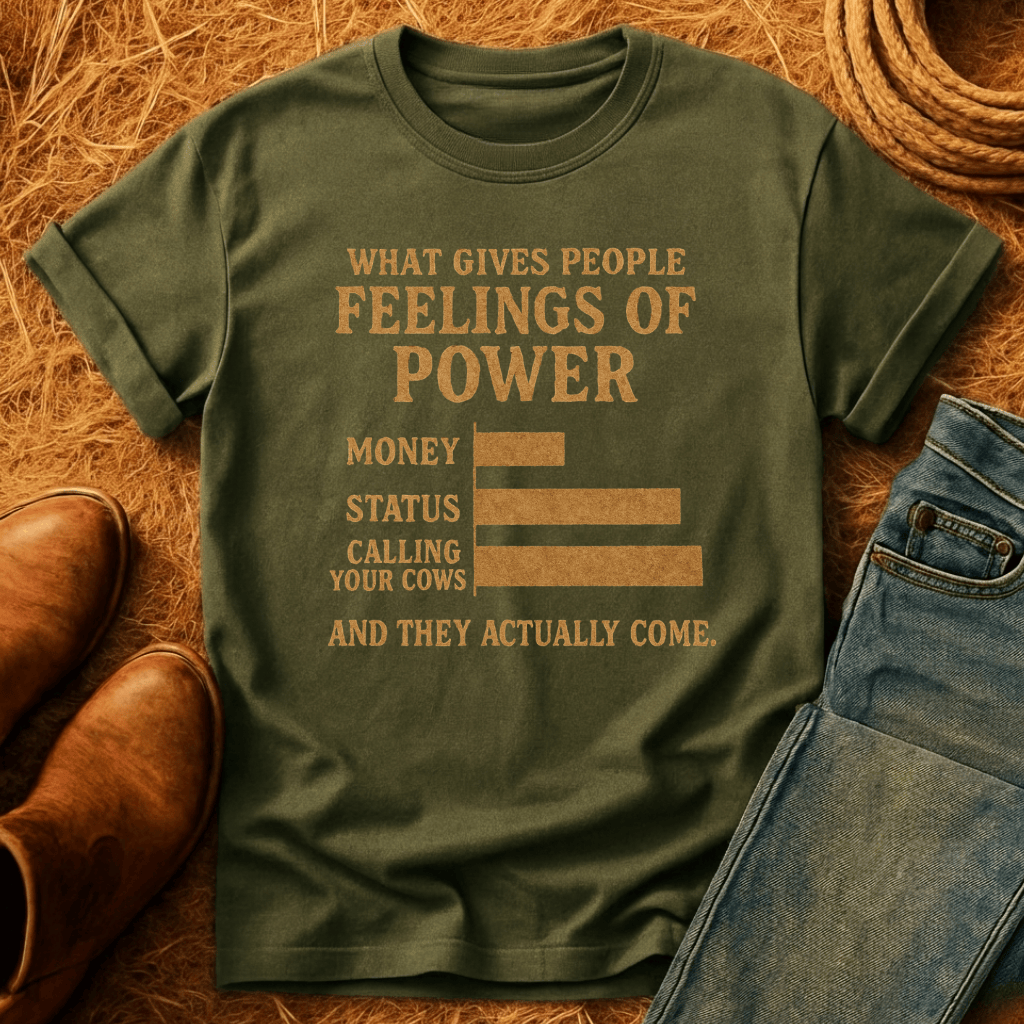Power Of Calling Cows T-Shirt