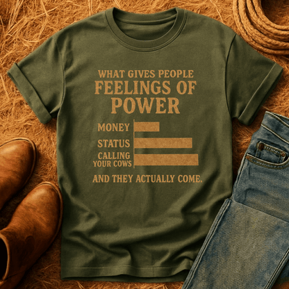 Power Of Calling Cows T-Shirt