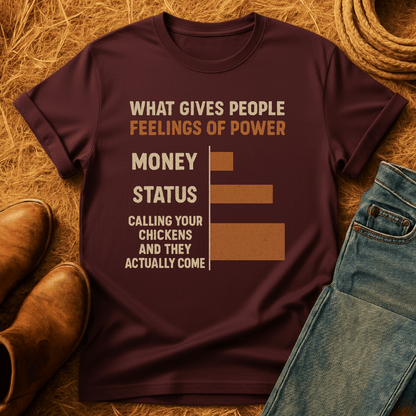 Power Of Calling Chickens T-Shirt