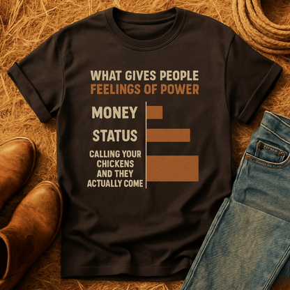 Power Of Calling Chickens T-Shirt
