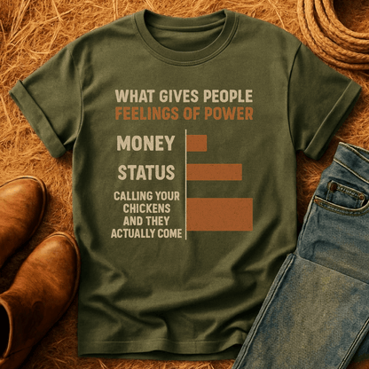 Power Of Calling Chickens T-Shirt