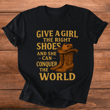 Shoes Conquer The World T-Shirt