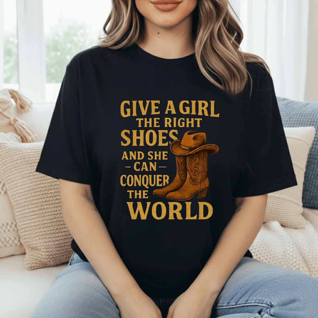 Shoes Conquer The World T-Shirt