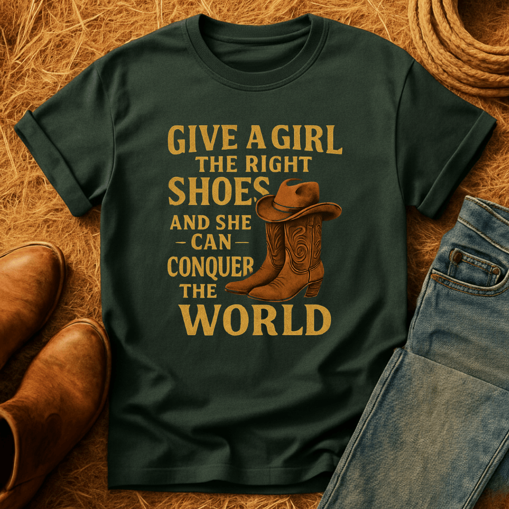 Shoes Conquer The World T-Shirt