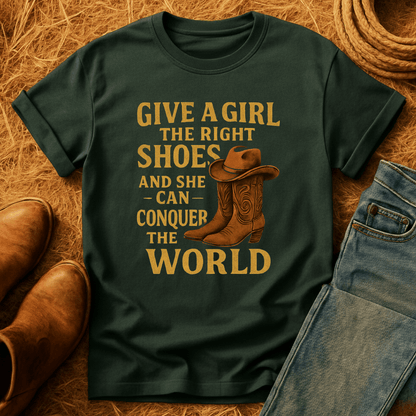 Shoes Conquer The World T-Shirt