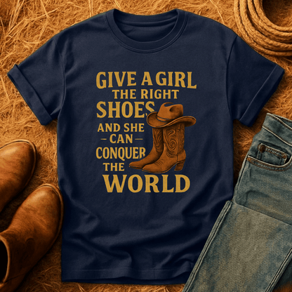 Shoes Conquer The World T-Shirt