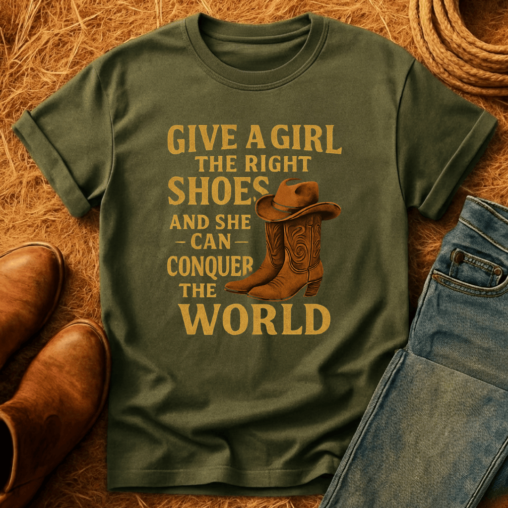 Shoes Conquer The World T-Shirt