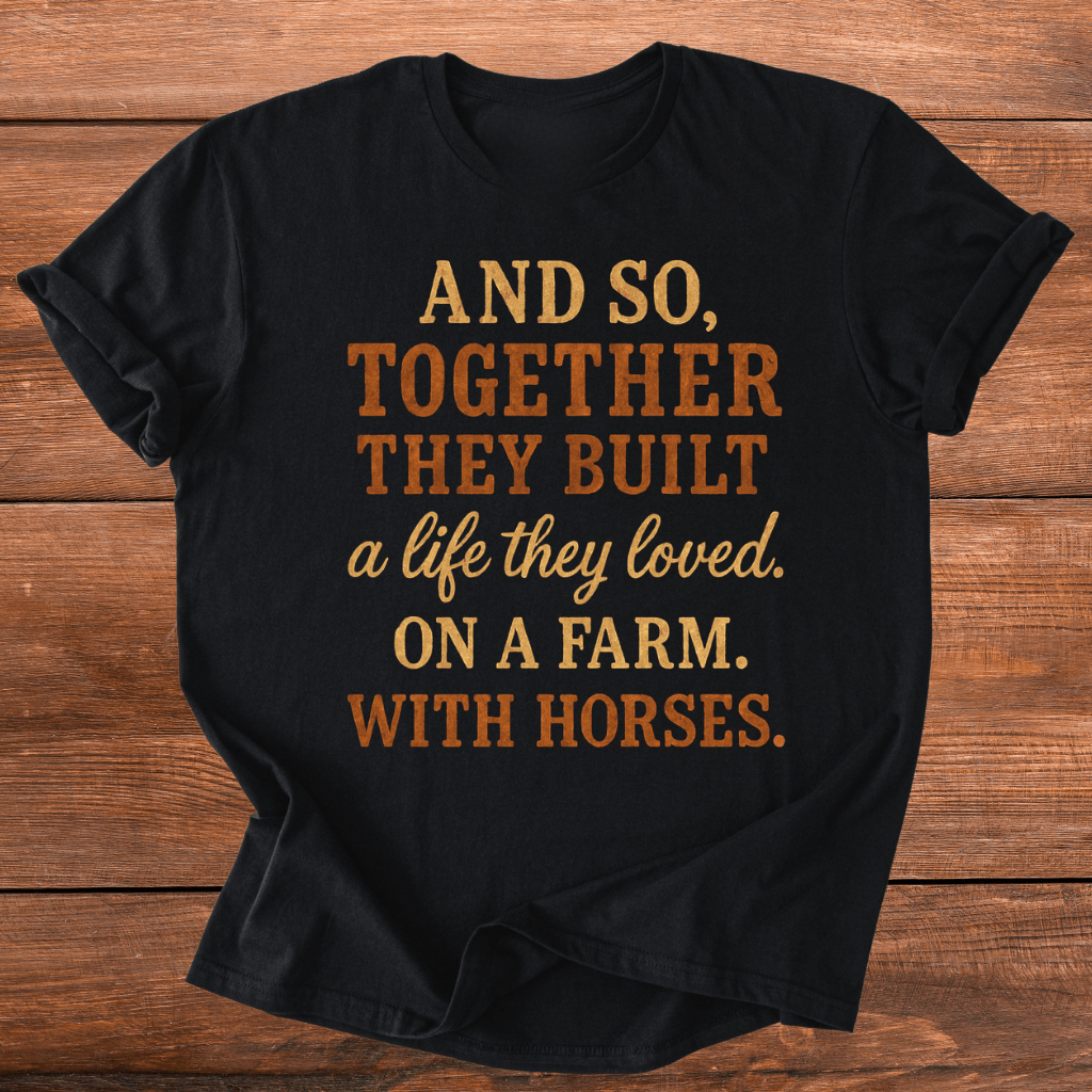 A Farm With Horses T-Shirt