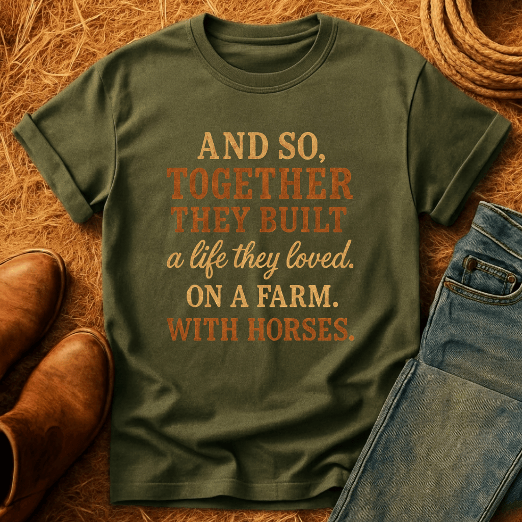 A Farm With Horses T-Shirt