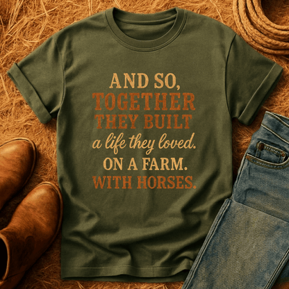 A Farm With Horses T-Shirt