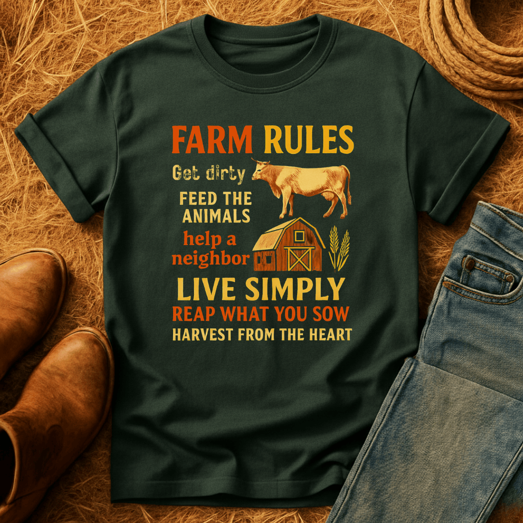 Farm Rules T-Shirt