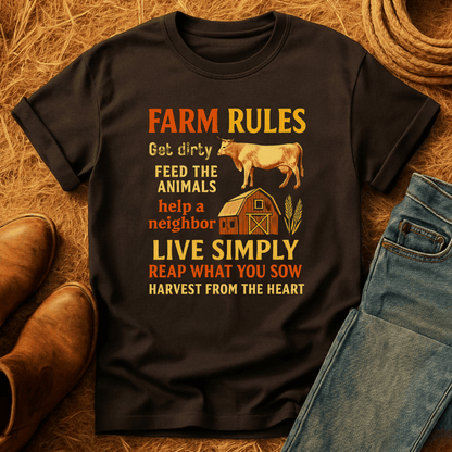 Farm Rules T-Shirt