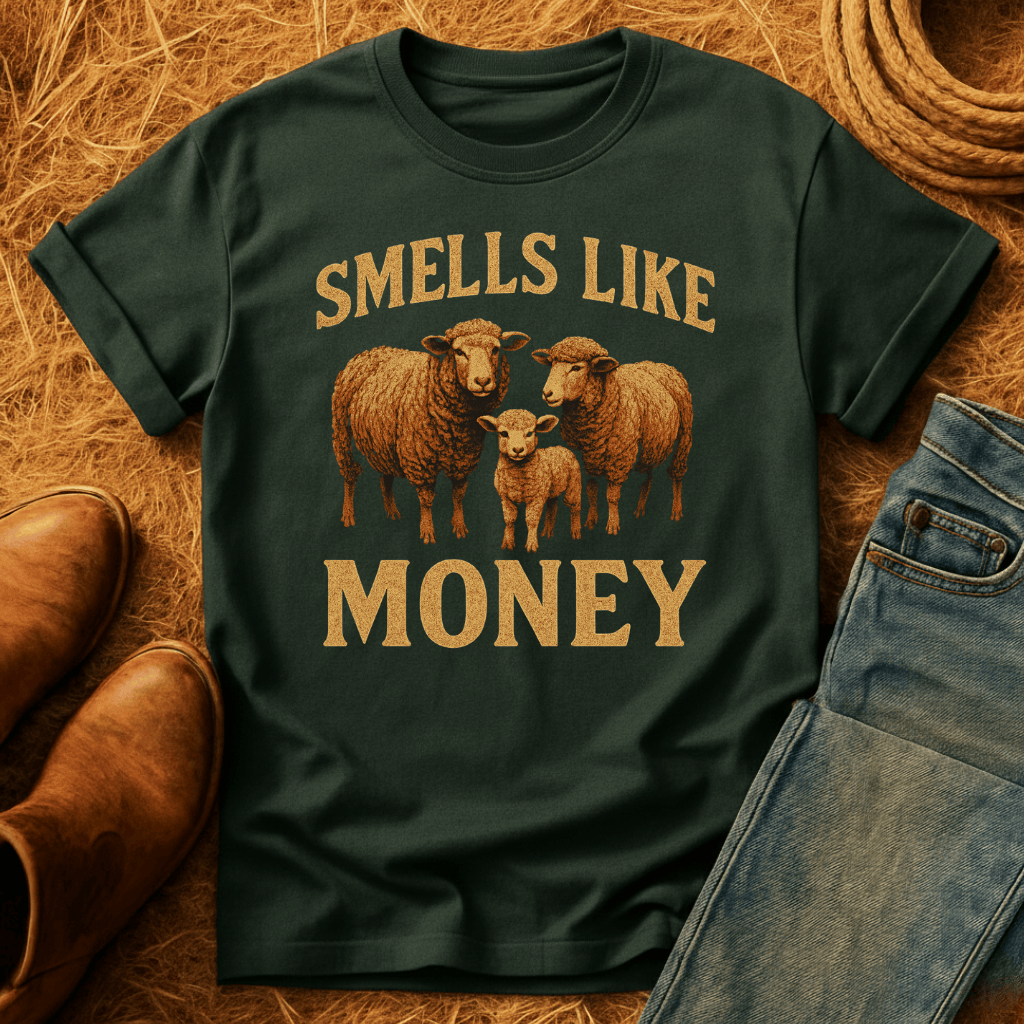 Sheep Smell Like Money T-Shirt