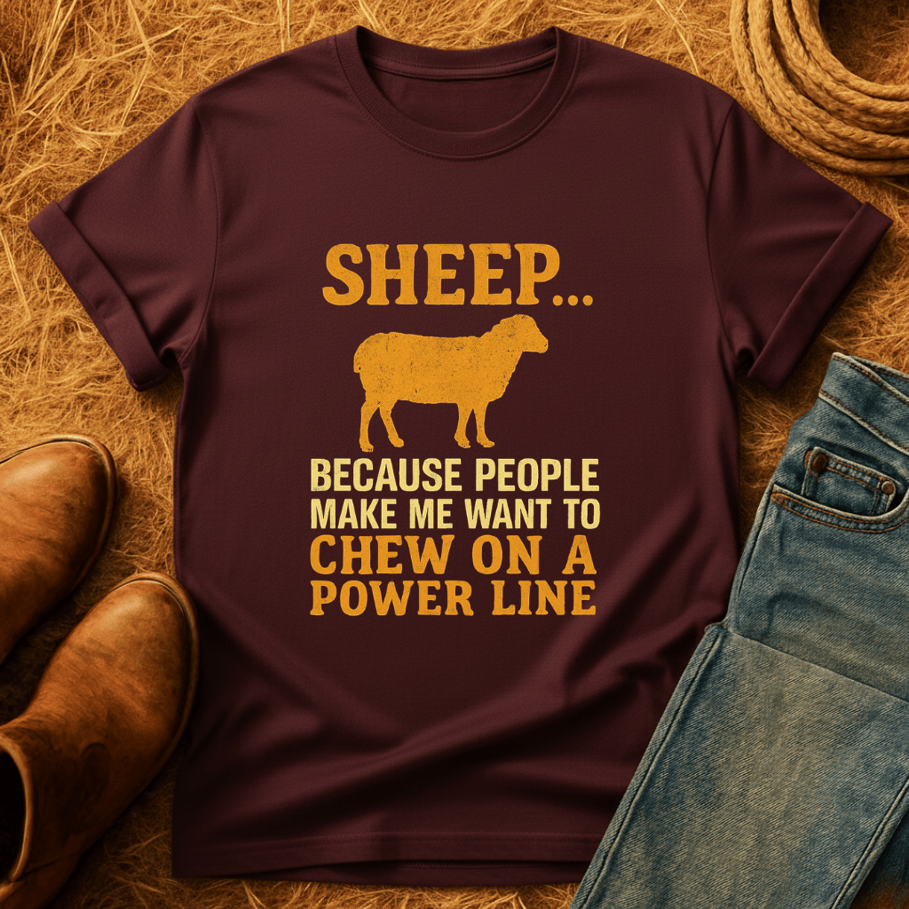 Sheep Because... T-Shirt