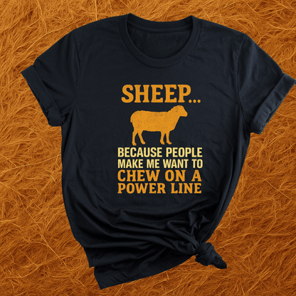 Sheep Because... T-Shirt