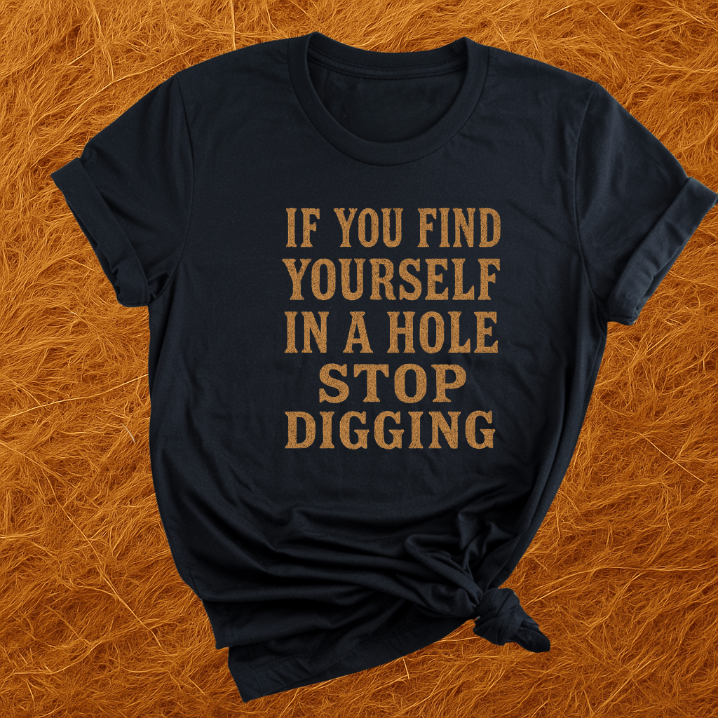 Stop Digging T-Shirt