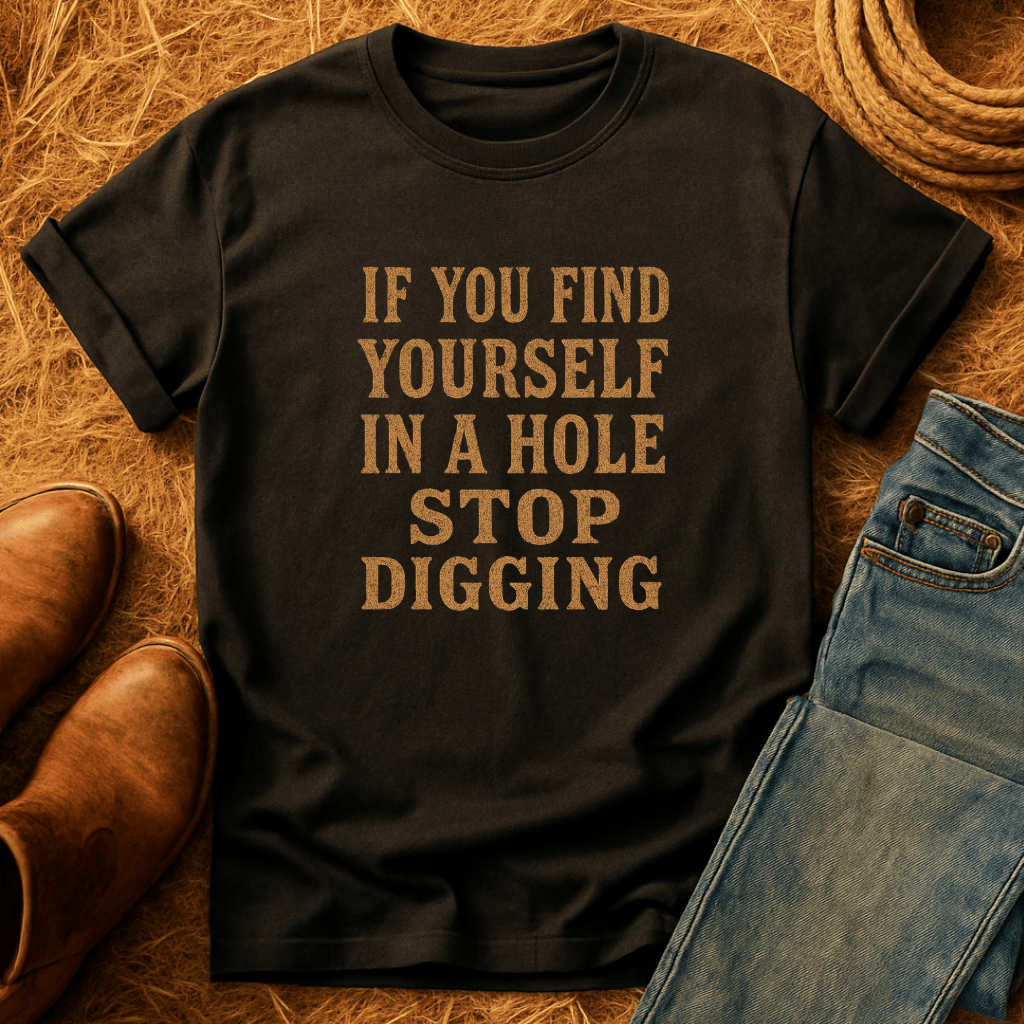 Stop Digging T-Shirt