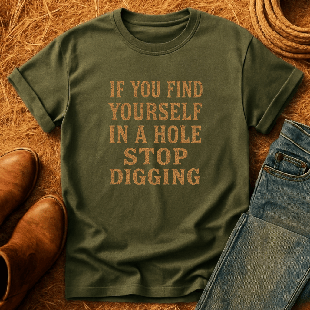 Stop Digging T-Shirt