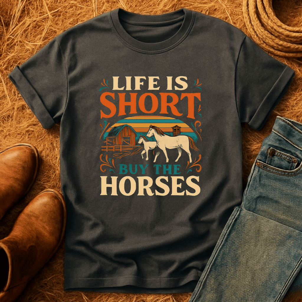 Life's Short, Buy Horses T-Shirt