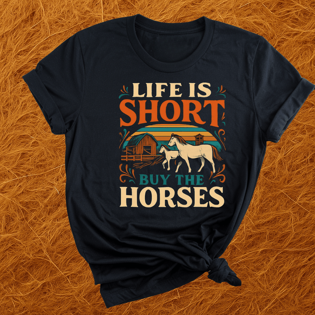 Life's Short, Buy Horses T-Shirt