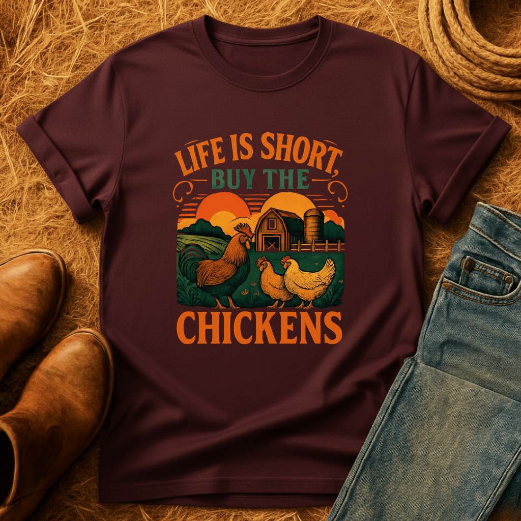 Life's Short, Buy Chickens T-Shirt