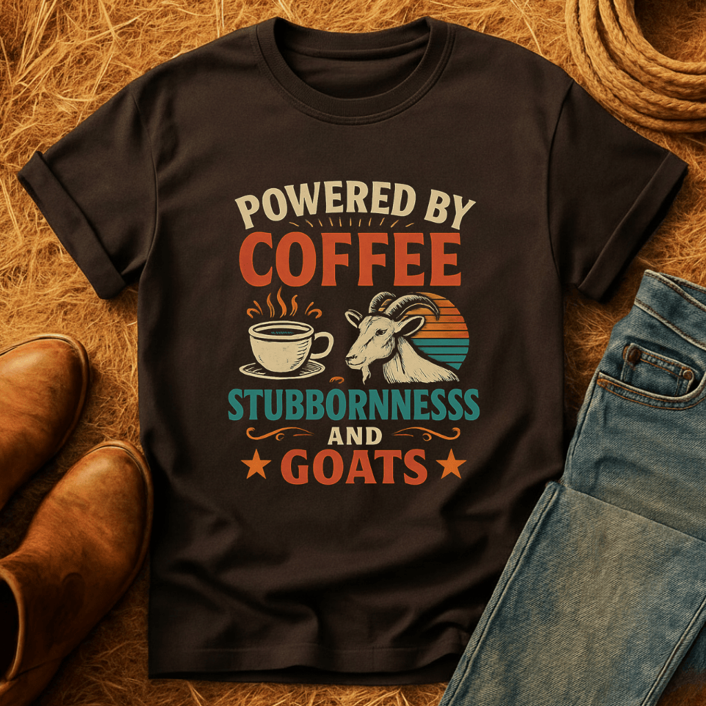 Coffee, Stubbornness & Goats T-Shirt