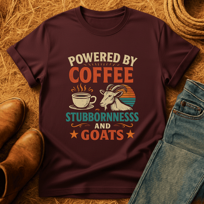 Coffee, Stubbornness & Goats T-Shirt