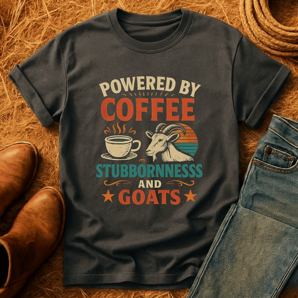 Coffee, Stubbornness & Goats T-Shirt