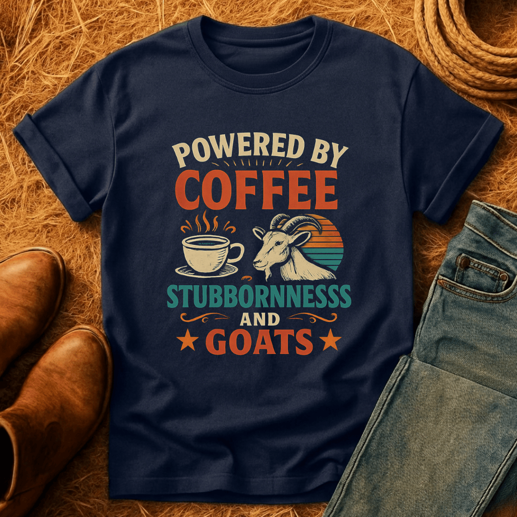 Coffee, Stubbornness & Goats T-Shirt