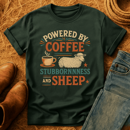 Coffee, Stubbornness & Sheep T-Shirt