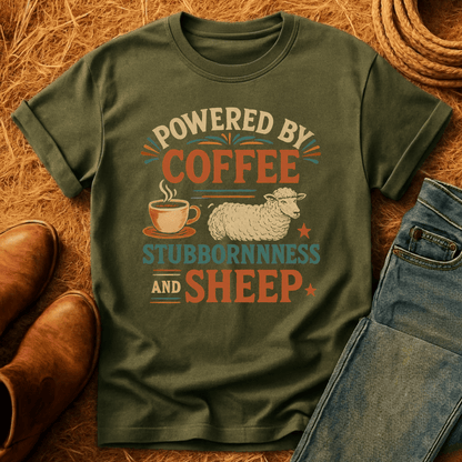 Coffee, Stubbornness & Sheep T-Shirt