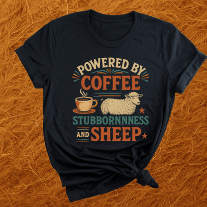 Coffee, Stubbornness & Sheep T-Shirt