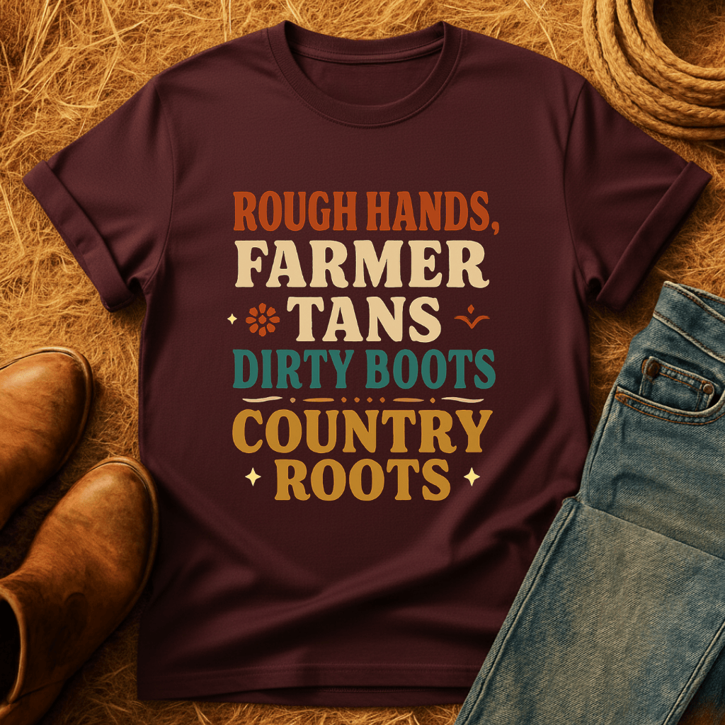 Dirty Boots, Country Roots T-Shirt