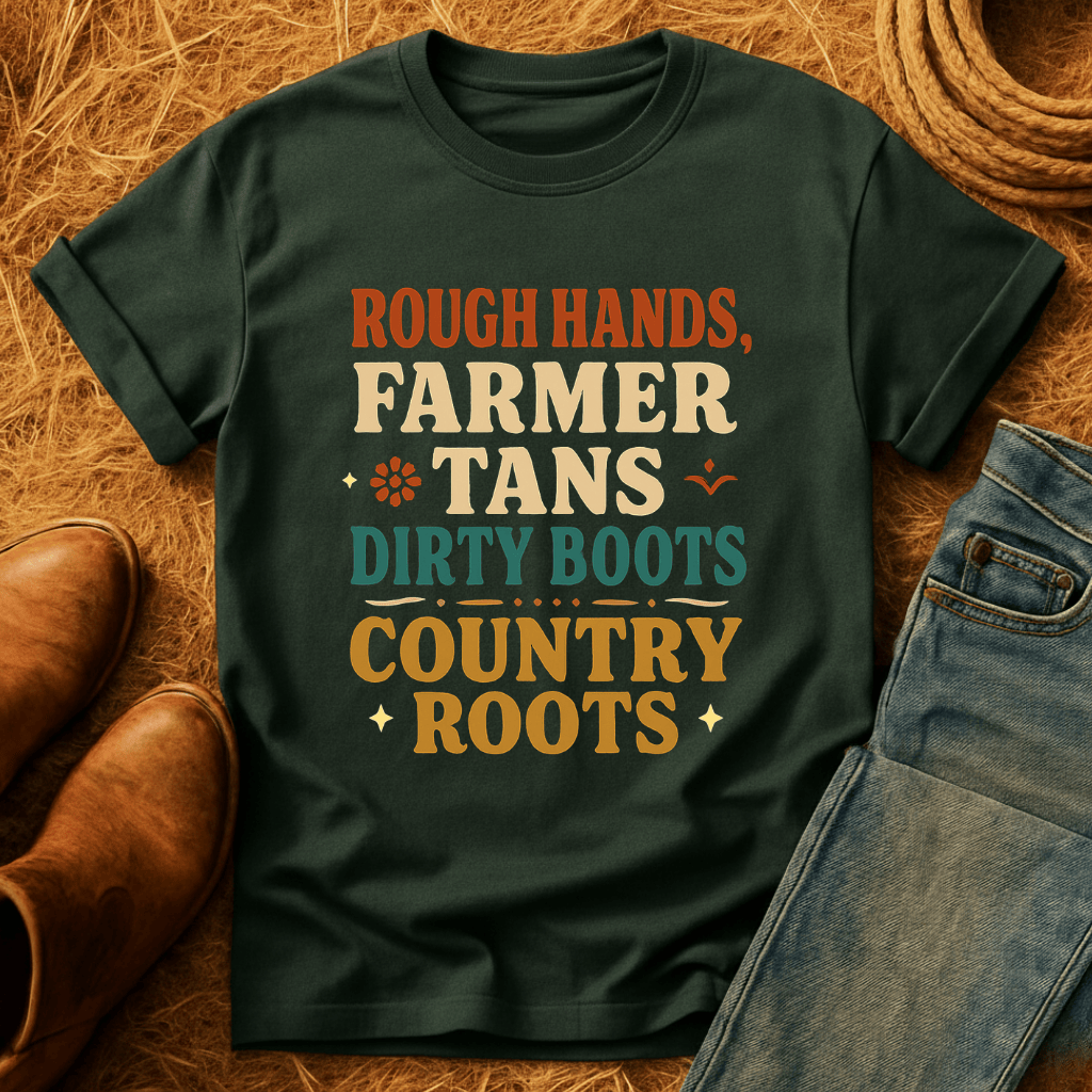 Dirty Boots, Country Roots T-Shirt