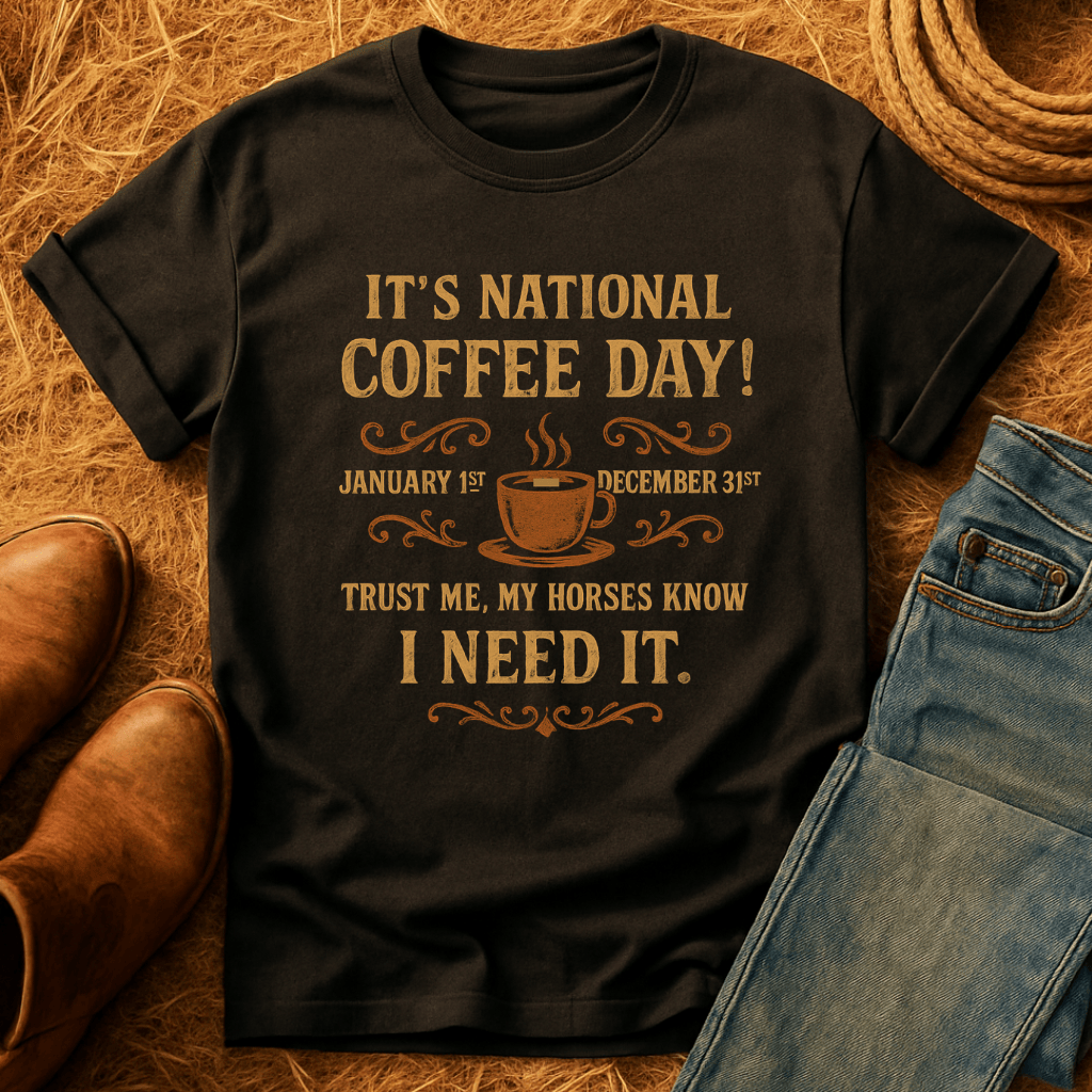 My Horses Recommend Coffee T-Shirt