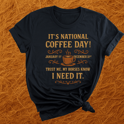 My Horses Recommend Coffee T-Shirt