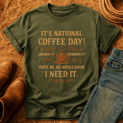 My Horses Recommend Coffee T-Shirt