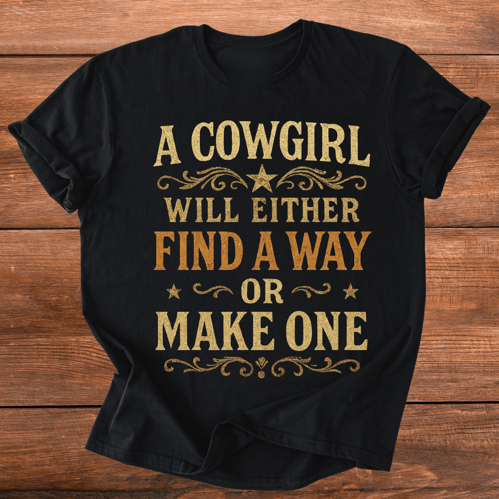 Cowgirl Will Find A Way T-Shirt