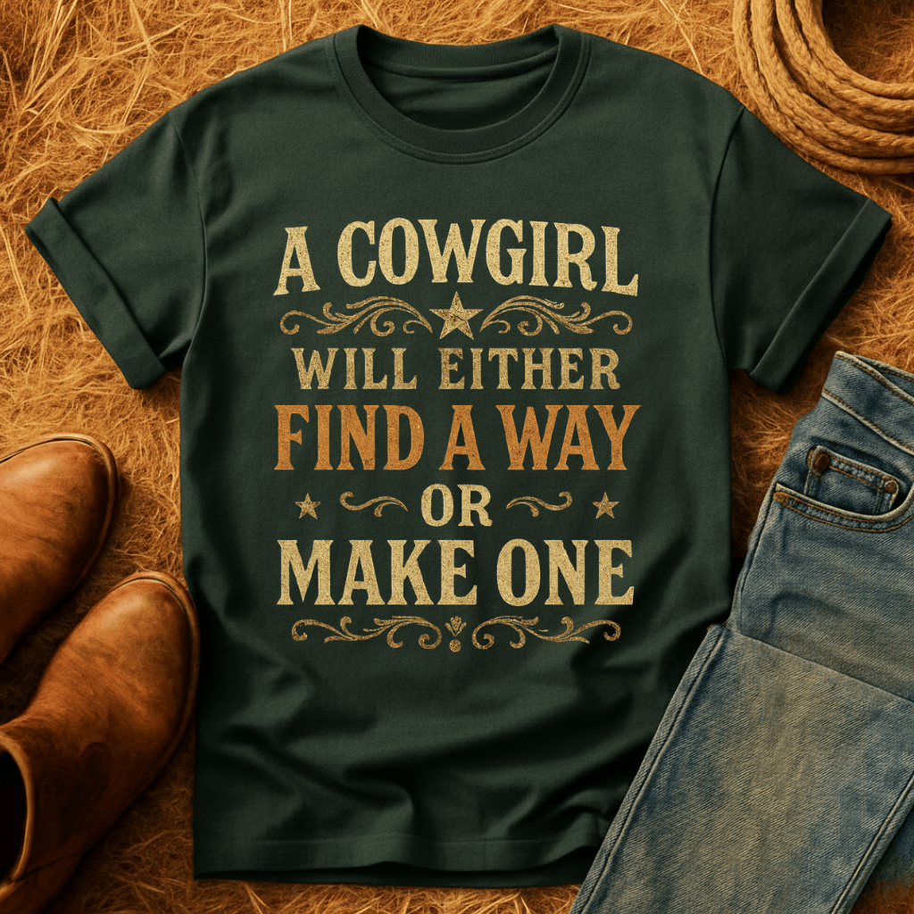 Cowgirl Will Find A Way T-Shirt