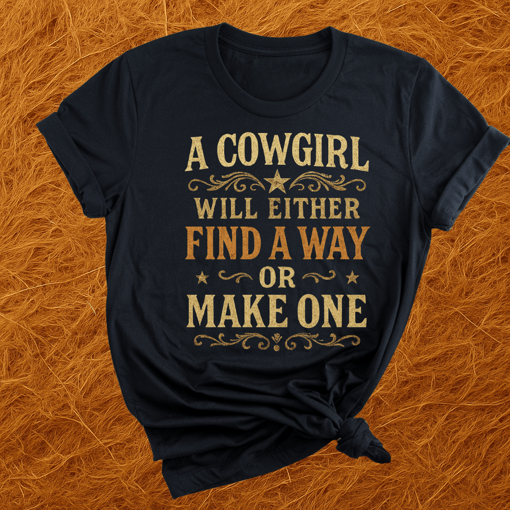 Cowgirl Will Find A Way T-Shirt