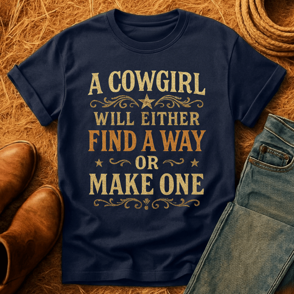 Cowgirl Will Find A Way T-Shirt
