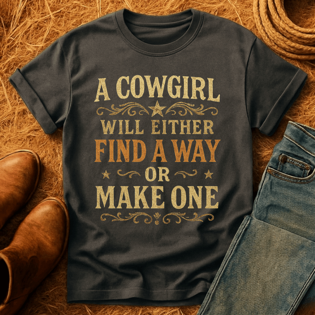 Cowgirl Will Find A Way T-Shirt